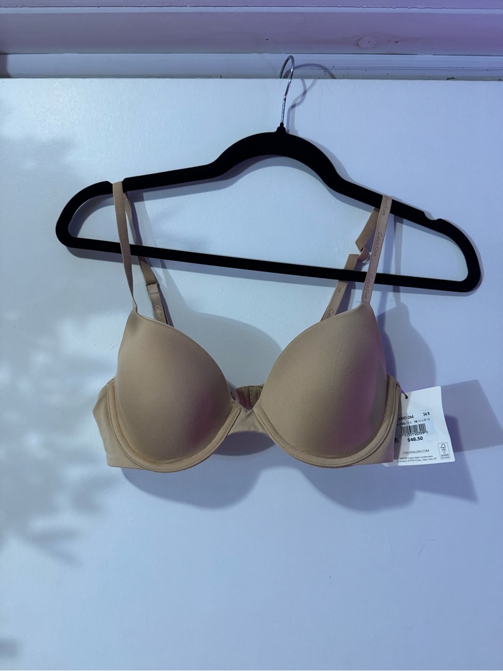 Calvin Klein Demi T-Shirt Bra 34B - Nude NWT